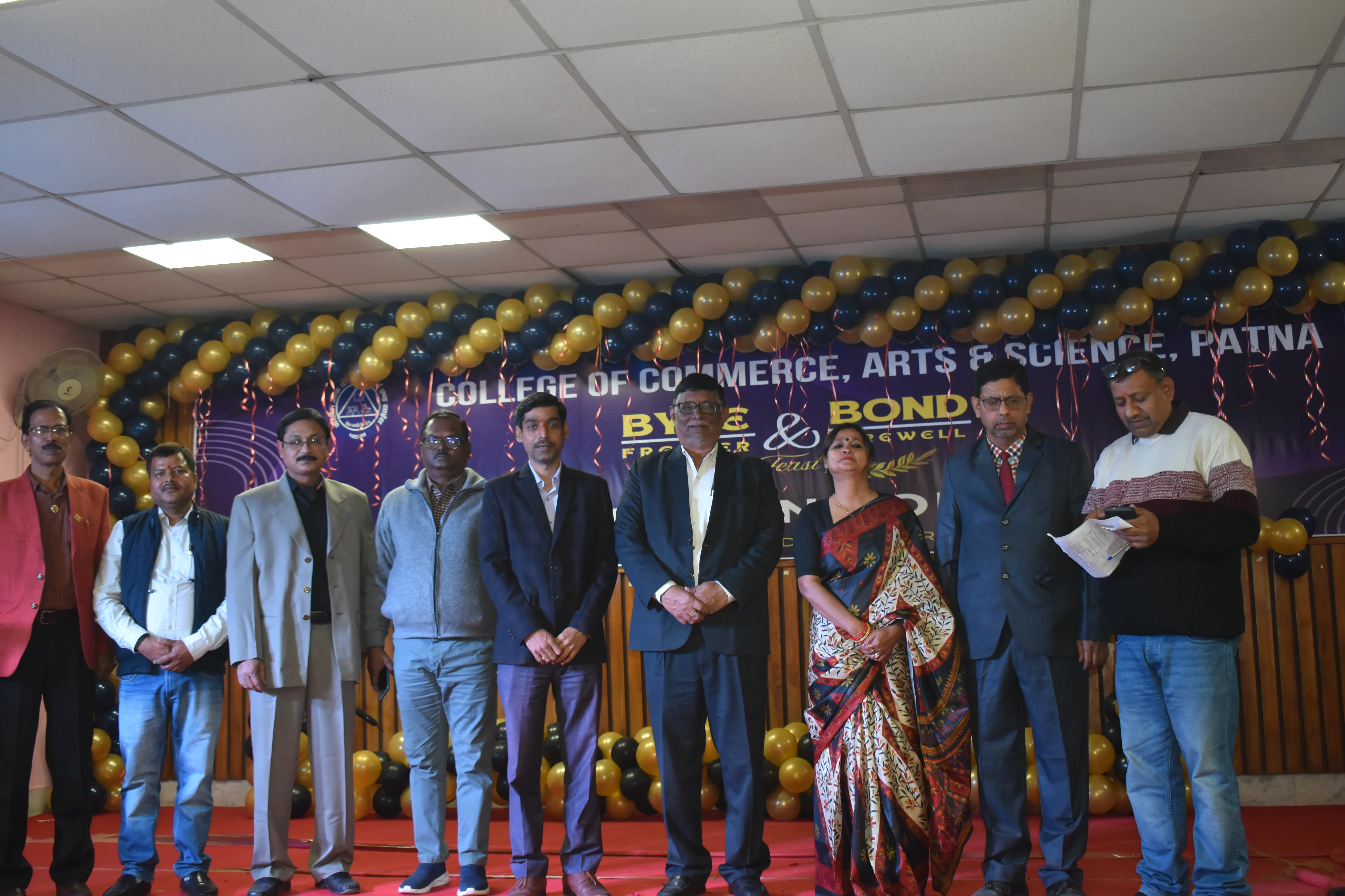 Teachers and Dignitaries on Stage