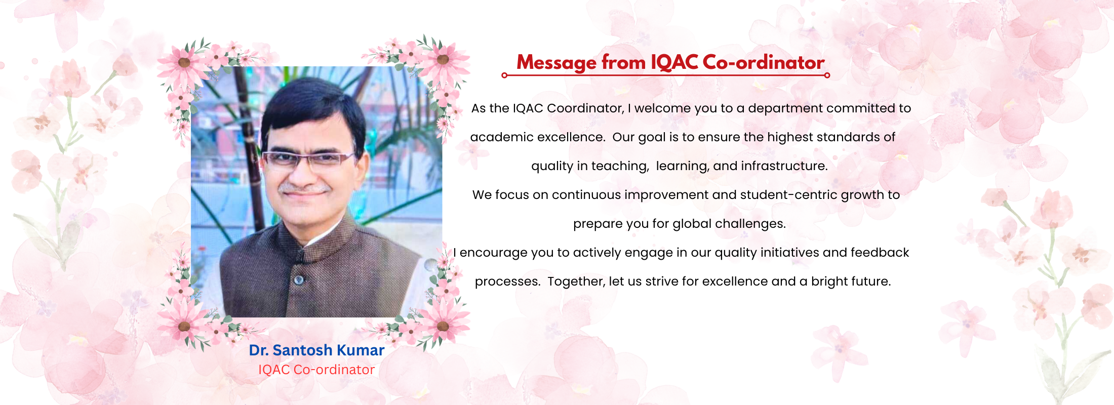 IQAC Co-ordinator